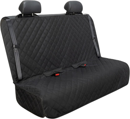Heavy-Duty Waterproof Nonslip Pet Car Seat Cover Protector for Dogs - Universal Fit for Vehicles, Trucks, and SUVs (Black)